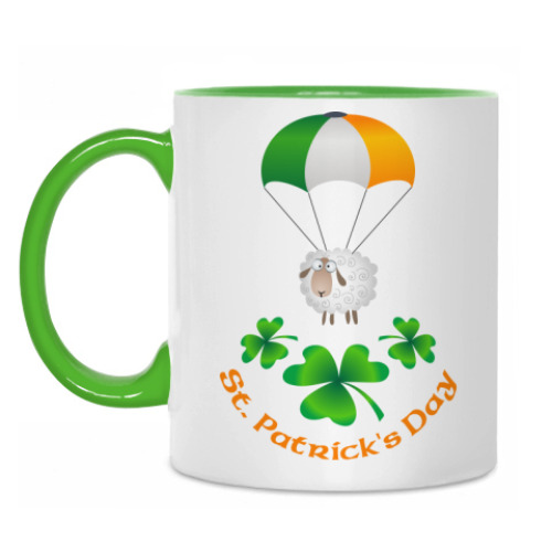 Кружка с принтом 'День Святого Патрика'