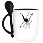 Кружка с ложкой