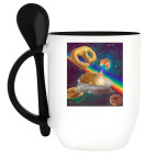 Кружка с ложкой