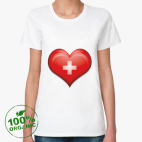 Женская футболка органик