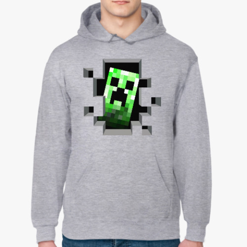 Толстовка худи Creeper . Minecraft