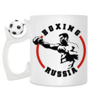 Кружка с футбольным мячиком