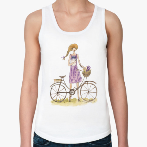 Женская майка с принтом Вело-настроение!!