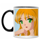 Кружка двухцветная