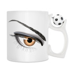 Кружка с футбольным мячиком
