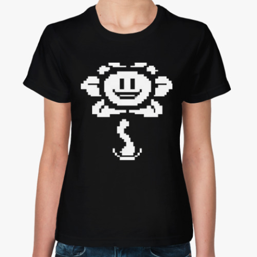 Женская футболка с принтом Flowey