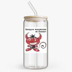 Банка с бамбуковой крышкой