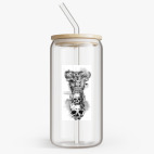 Банка с бамбуковой крышкой