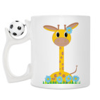 Кружка с футбольным мячиком