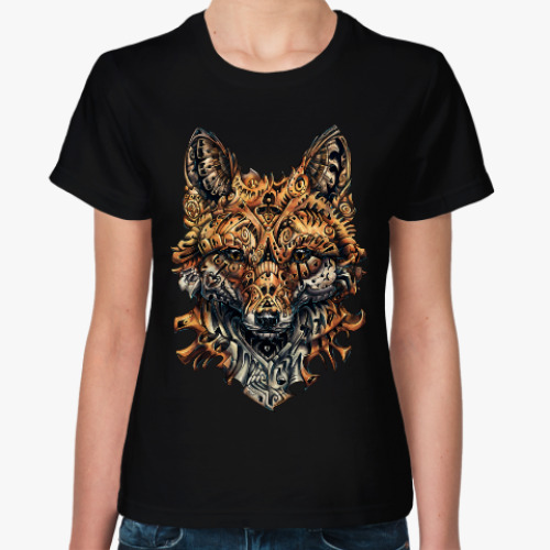 Женская футболка Mechanical Fox