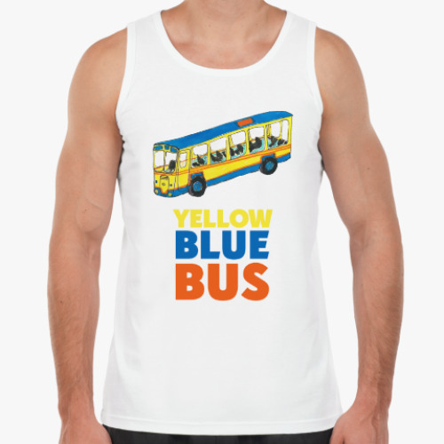 Майка yellow blue bus