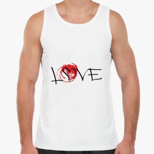 Майка с принтом LOVE
