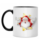 Кружка двухцветная