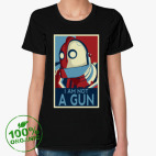 Женская футболка органик