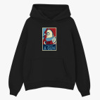 Толстовка худи оверсайз