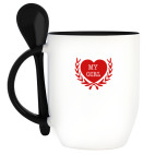 Кружка с ложкой