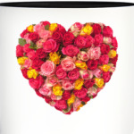 Сердце из роз