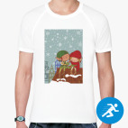 Мужская спортивная футболка