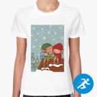 Женская спортивная футболка