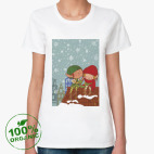 Женская футболка органик