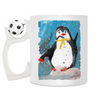 Кружка с футбольным мячиком