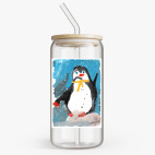 Банка с бамбуковой крышкой