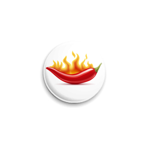 Значок 25мм с принтом Перец