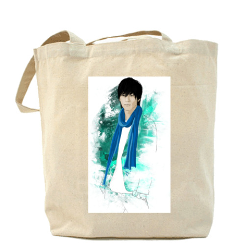 Сумка шоппер с принтом Рё