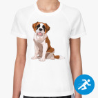 Женская спортивная футболка