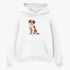 Толстовка худи оверсайз