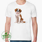 Мужская футболка органик