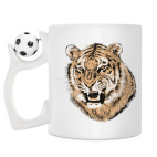 Кружка с футбольным мячиком