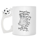 Кружка с футбольным мячиком