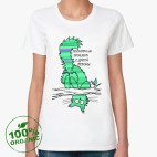 Женская футболка органик