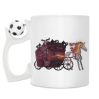 Кружка с футбольным мячиком