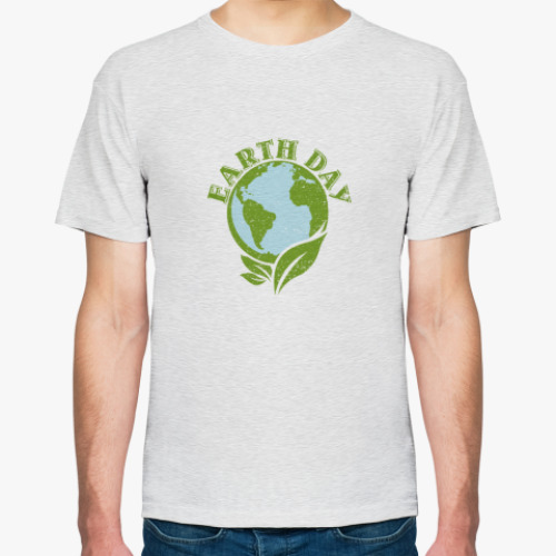 Футболка с принтом Earth Day