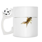 Кружка с футбольным мячиком
