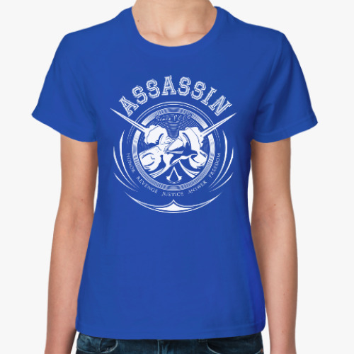 Женская футболка Assassin