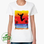 Женская футболка органик