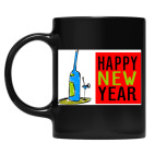 Кружка цветная UV-DTF