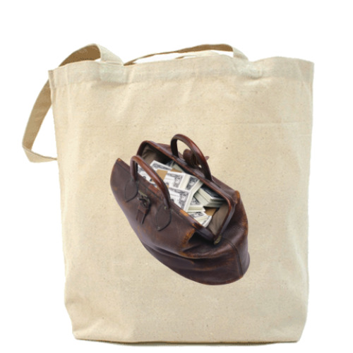 Сумка шоппер с принтом  ''Money Bag''