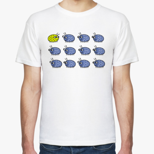 Футболка с принтом Букашки