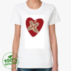 Женская футболка органик