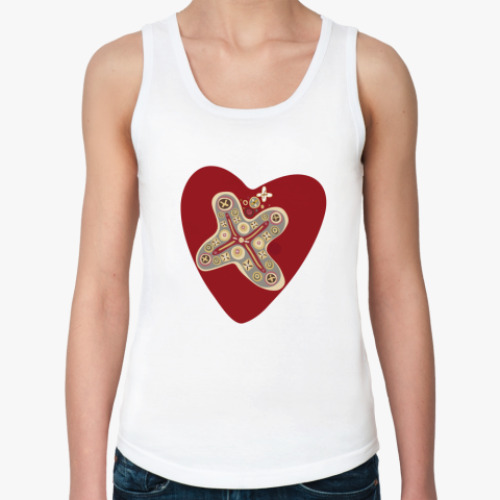 Женская майка с принтом Сердце