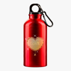 Металлическая бутылка 400 мл UV-DTF