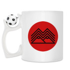 Кружка с футбольным мячиком