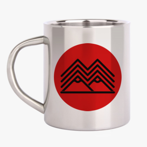 Кружка металлическая Символ Твин Пикс Twin Peaks