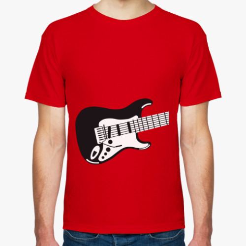 Футболка с принтом Гитара