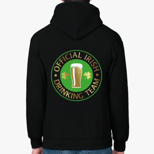 Толстовка худи с принтом Irish Drinking