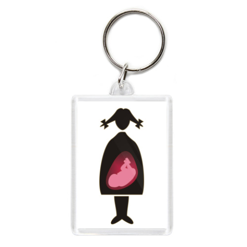 Брелок с принтом   Я беременна